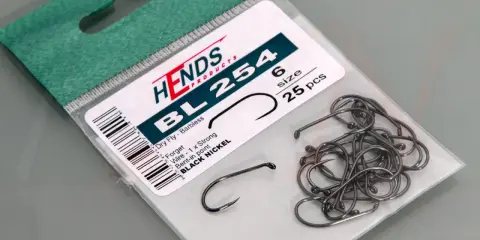 Haki Hends BL 254, rozmiar 6, 25 sztuk. Idealne do method feeder, mocne i bez zadziorów.
