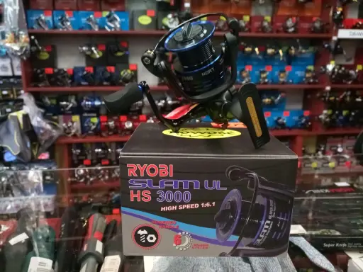 Kołowrotek Ryobi Slam HS 3000, nowość na rynku, z wysoką prędkością obrotową 1:6.1. Idealny do łowienia.