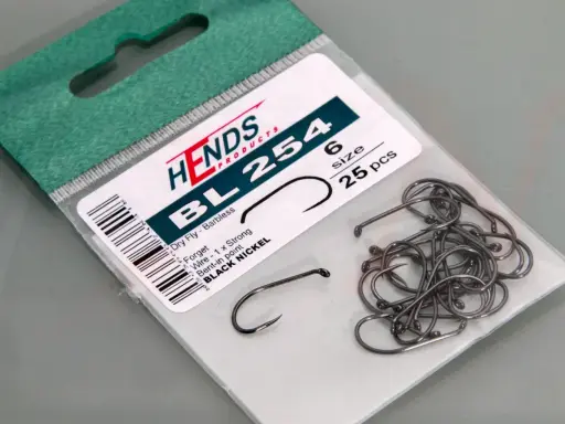 Haki Hends BL 254, rozmiar 6, 25 sztuk. Idealne do method feeder, mocne i bez zadziorów.