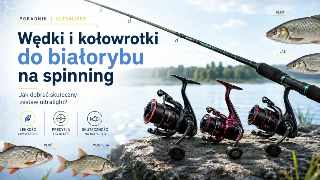 Jaka wędka na spinning? Poradnik ultralight: wędki i kołowrotki do białorybu, lekkość, precyzja i skuteczność. Idealny zestaw na płoć i wzdręgę.